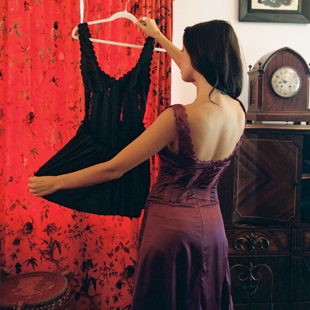Annabelle Midi Dress - Burgundy