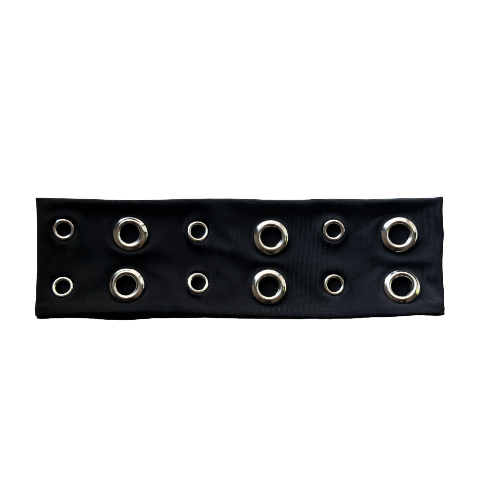Rivet Headband - Black