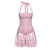 Amelie Mini Dress - Rose Quartz