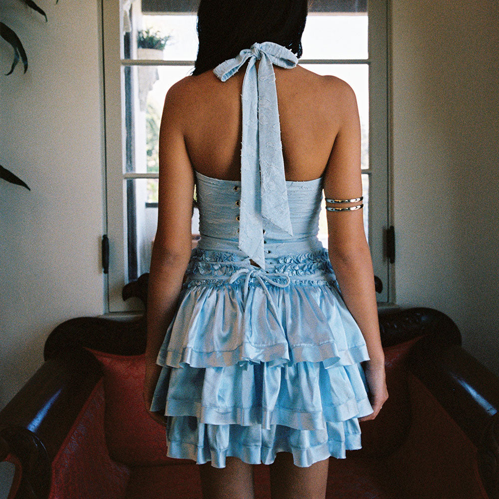 Amelie Mini Dress - Sky Blue